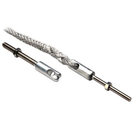 C. SHERMAN JOHNSON Splice Eye w/Threaded Stud: 1/4 in. -28 x 2-1/2 in. RH w/Splice Eye 20-62